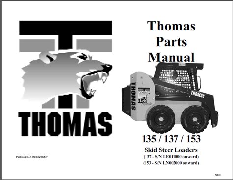 thomas skid steer nb|thomas skid steer parts.